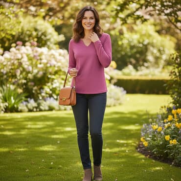 Məhsul təsviri: 1) Qadın uzunqollu bluz - Rəng: çəhrayı - Yaxa