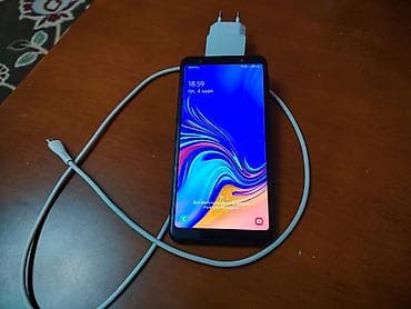 samsung a7 2016 ekran: Samsung Galaxy A7 2018, 64 GB, rəng - Qara, İki sim kartlı — 10