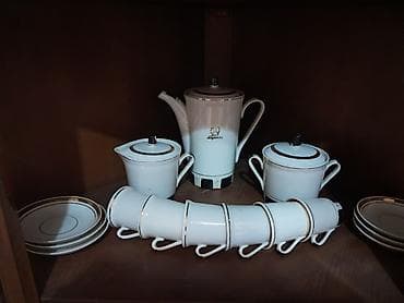 Çay dəsti, rəng - Ağ, Farfor