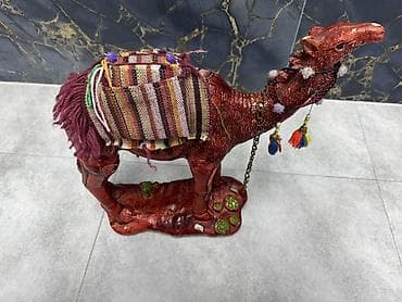 Fiqur, Keramika, rəng - Qırmızı