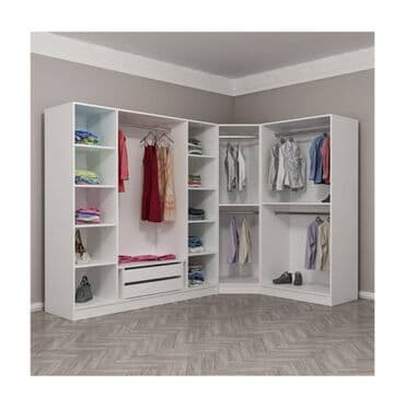 dolab dəhliz: Künc dolab, Dəhliz üçün, Yataq otağı üçün, Paltar üçün, Açılan, Korpuslu — 2