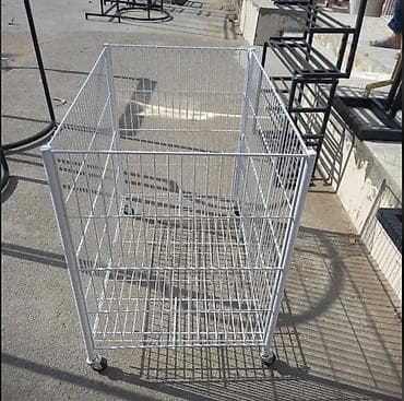 ref: Mağaza üçün metal simli səbət stendləri - Tip: Topdan məhsulların — 2