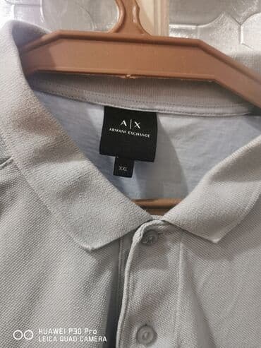 atlas köynəklər: Polo köynək, Armani Exchange, 2XL, rəng - Boz — 1
