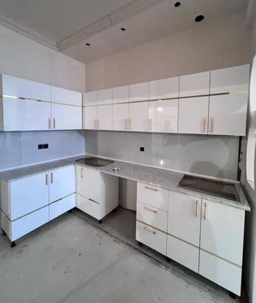 hazir metbex mebelleri: Sifarişlə hazırlanmış müxtəlif ölçülü mətbəx mebelləri. Rəng və dizayn — 22