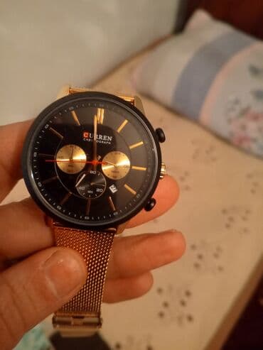 qol saatlari: Klassik Saat dəsti, rəng - Qızılı — 6