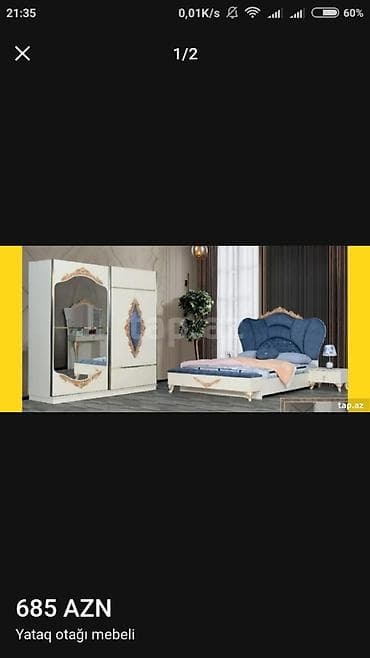 2 təknəfərlik çarpayı, Dolab, 2 tumba, Türkiyə, İşlənmiş