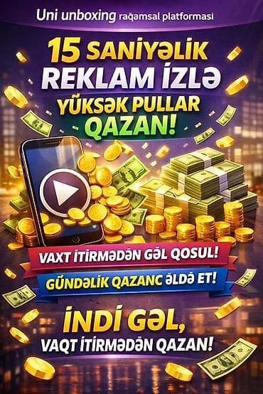 online kassa: Rəqəmsal “Unboxing” platforması – 15 saniyəlik reklam izləməklə gəlir — 2