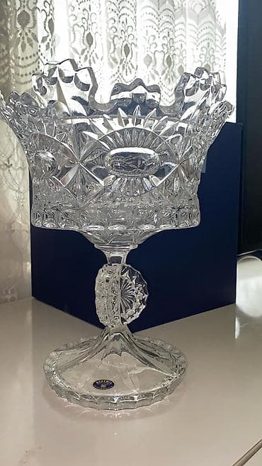 Bohemia Kristal qədəhlik/konfet qabı (ayaqlı) - Brend: Bohemia — 2