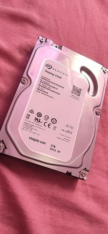 80 gb hard disk: Sərt disk (HDD) Seagate, 2 TB, İşlənmiş — 2