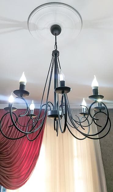 Çılçıraq, 8 lampa, Metal