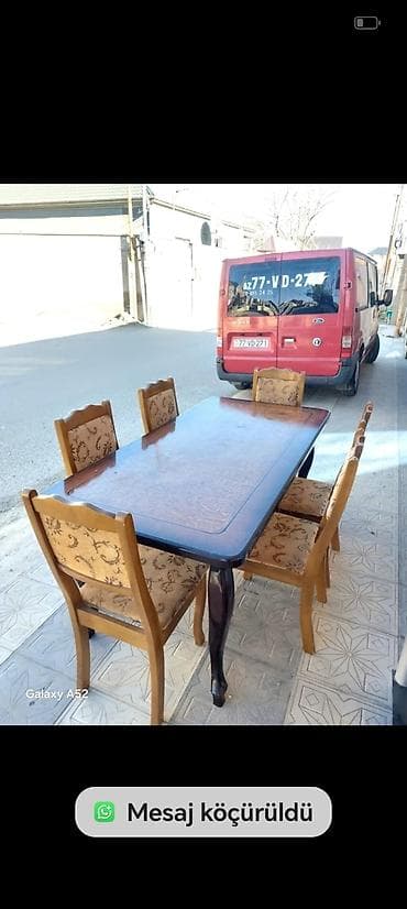 Uşaq mebeli: İşlənmiş, 6 stul — 1