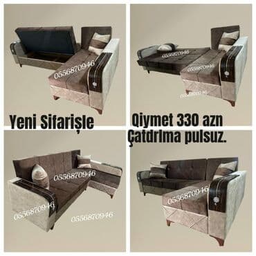 metbex mebeli gence: Künc divan, Qonaq otağı üçün, Parça, Bazalı, Açılan, Kitab — 2