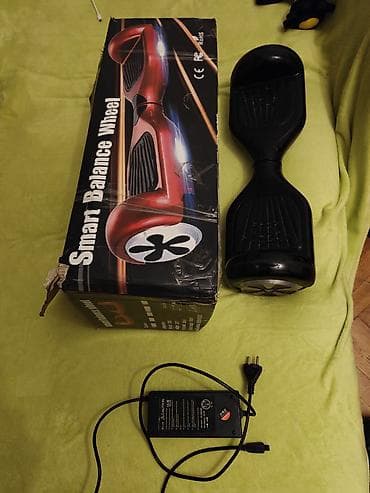 hoverboard: Qara rəngli hoverboard (özünü tarazlayan skuter) tam işle vezde heçbir — 4