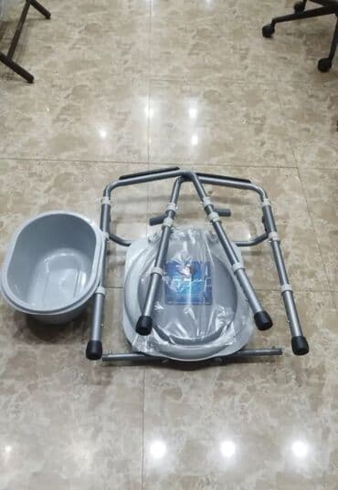 Tibbi avadanlıq: Əlil xəstələr üçün sanitar qovşağı (unitaz) 120kiloqrama qeder — 5