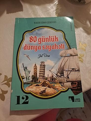 azadliq heykeli: Məhsul: Kitab – “80 günlük dünya səyahəti” (Jül Vern) - Nəşriyyat — 1