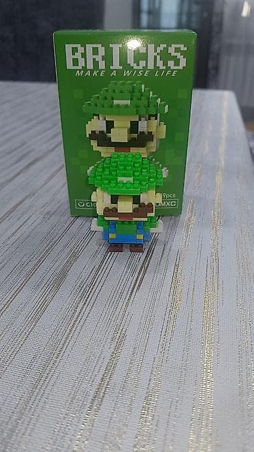 oyuncaq gitara: BRICKS “Make a Wise Life” nano-konstruksiya dəsti - Mövzu: yaşıl — 1
