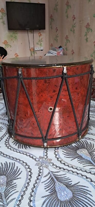 вазы для фруктов и конфет: Nəğara - Korpus: qırmızı-ağac naxışlı, parlaq laklı örtük fıstıq — 4