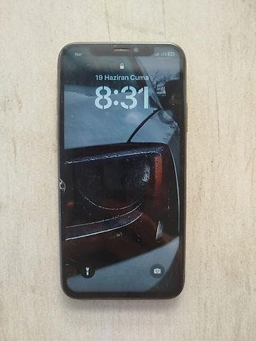 iphone 11 batarya: IPhone X, 64 GB, Ağ, Qırıq — 1