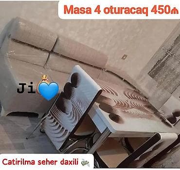 stol stul bag ucun: Künc divan və masa desti — 1