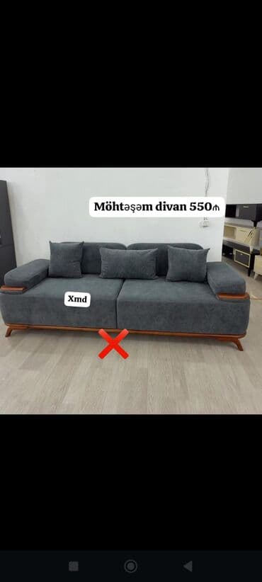 Divan, Açılmayan, Bazasız, Parça, Çatdırılma yoxdur