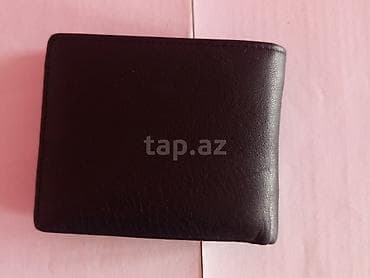 kişi geyimleri: Pulqabı, Təbii dəri, Yeni — 4