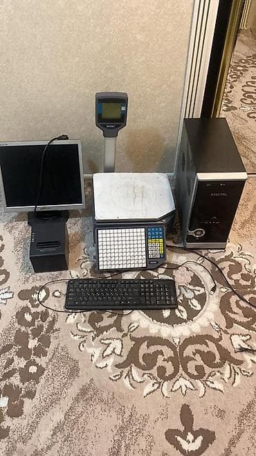 Market və kassaya uyğun tam POS/çekçəkmə sistemi paketi Tərkib: -