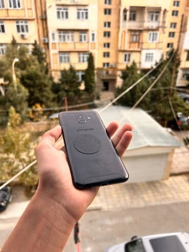 a24 samsung ekran: Samsung Galaxy A6, rəng - Qara, Qırıq — 3