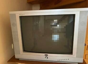 Kineskop (CRT) televizor, gümüşü korpuslu, ön paneldə inteqrə edilmiş lalafo.az -da Kineskop (CRT) televizor, gümüşü korpuslu, ön paneldə inteqrə edilmiş