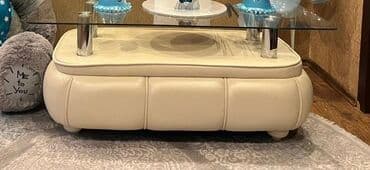 stolustu kompyuter: İşlənmiş, Divan, 2 kreslo, Jurnal masası, Bazalı, Açılan — 4