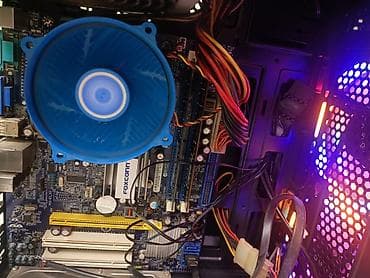 hard disk: Masaüstü kompüter seti – RGB fanlı korpus, monitor və klaviatura ilə — 5