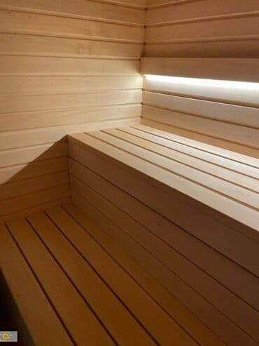 plastik ayna qapi: Sauna taxtası lipa Sauna materialları Lipa, Termo lipa, Apaçi — 5