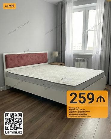 LA MINI yataq dəsti – taxt - Ölçü: 160 x 200 sm - Mexanizm — 1