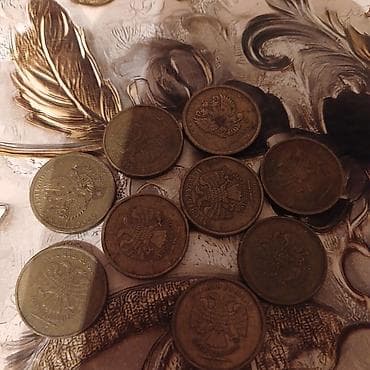 İdman və hobbi: Rus pul vahidi – 10 rubl metal sikkələr dəsti. Xüsusiyyətlər: - — 2