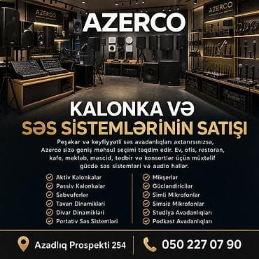 bose ses sistemi: Kalonka və səs sistemlərinin satışı – Azercо Peşəkar və keyfiyyətli — 2