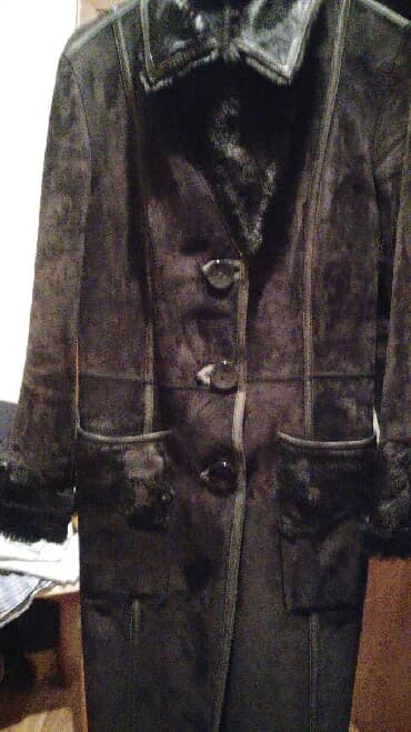qadınlar üçün təbii dublyonkalar: Palto, L, rəng - Qara — 3