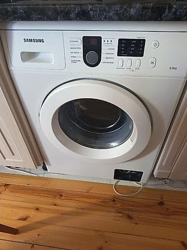 Samsung paltaryuyan maşın – ön yükləməli, 6.0 kq tutum. Spirali yanib