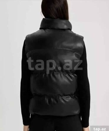 dəst geyimlər instagram: Jilet, Defacto, 2XL (EU 44), rəng - Qara — 3