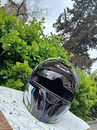 qazel matoru: Enduro/Motokros üslublu tam üzlü moto dəbilqə və aksesuarlar - — 6