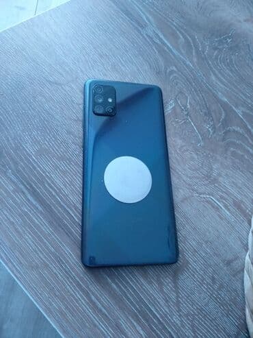 Samsung Galaxy A71, 128 GB, rəng - Gümüşü, Sensor, Barmaq izi, Face ID