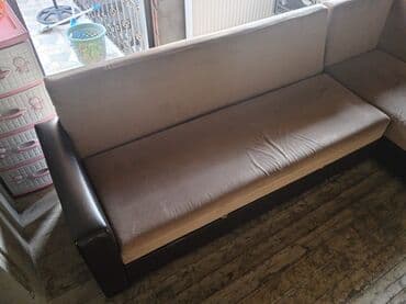 Divan və masa dəstləri: Künc divan dəsti - L şəklində, 2 moduldan ibarət (uzun hissə + qısa — 2