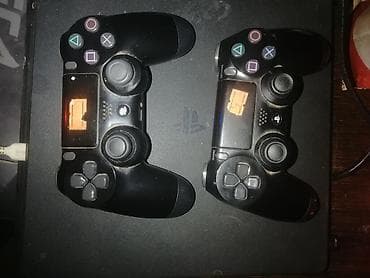 TV və video: PlayStation 4 (PS4) Slim konsolu + 2 ədəd DualShock 2oyun pulti — 2