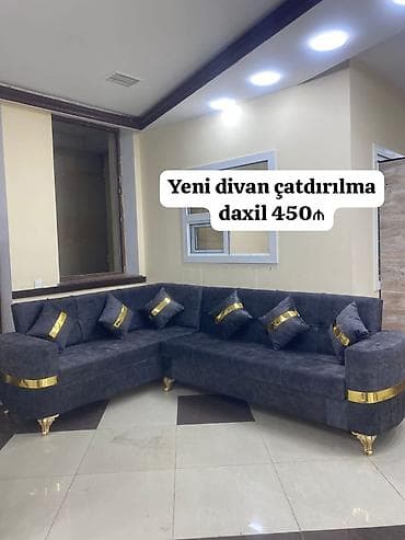 teze mebel: Divan, İşlənmiş, Bazalı — 1