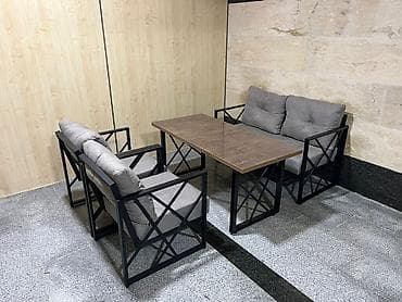 Yeni, Açılmayan, Dördbucaq masa, 4 stul