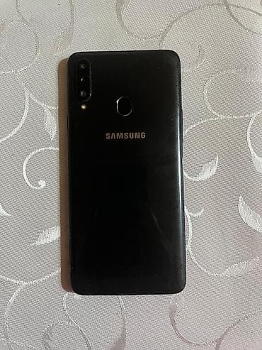 Samsung Galaxy A20s, 32 GB, rəng - Qara, Barmaq izi