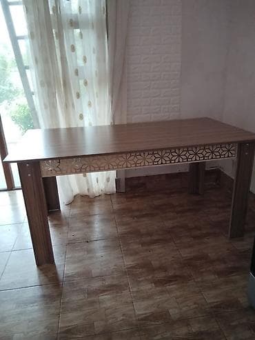 ikinci el mebeller: Новый, Нераскладной, Ламинат, Прямоугольный стол — 1