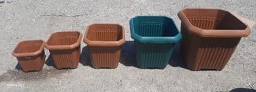 большие горшки для цветов: Dibcek qabi kvadrat gul qabi kvadrat dibcek qabi duzbucaqli gul qabi — 3