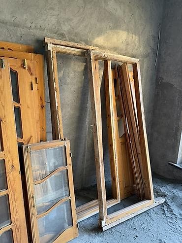 Taxta iç qapılar və qutular dəsti - Material: təbii ağac (şılaq — 2