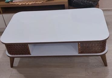 oval masa: Журнальный стол, Нераскладной, Овальный стол — 1