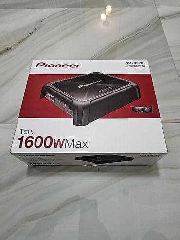 Məişət texnikası: Pioneer GM-D8701 – 1 kanallı Class-D mono avtomobil gücləndiricisi — 9