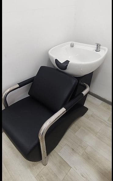 Salon üçün yuyunma stolu və kreslo dəsti - Model: inteqrə olunmuş